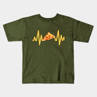 My Heart Beats for Pizza Kids T-Shirt